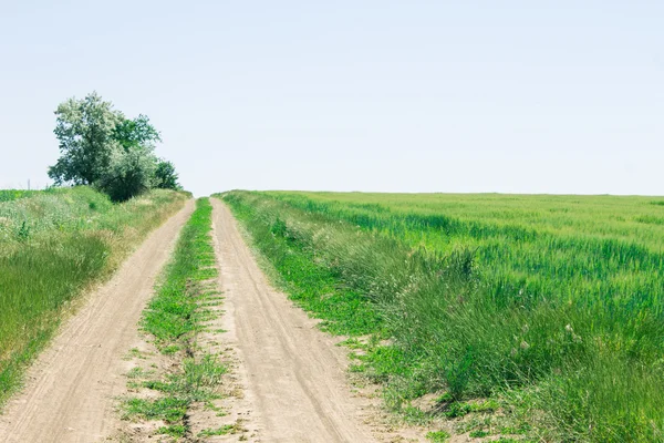 Lasciare la strada in salita — Foto Stock