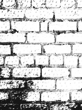 Sıkıntılı bindirme doku eski tuğla