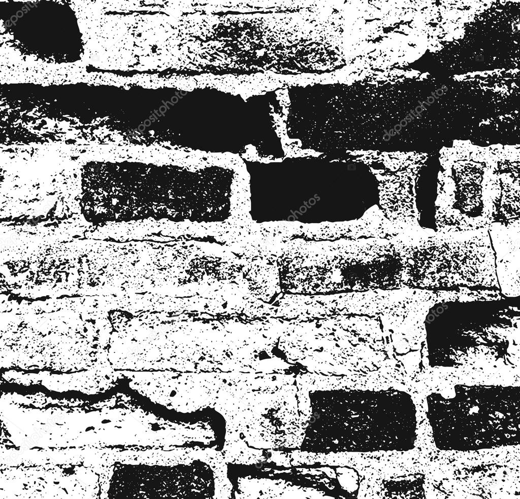 Distressed overlay texture of old brickwork