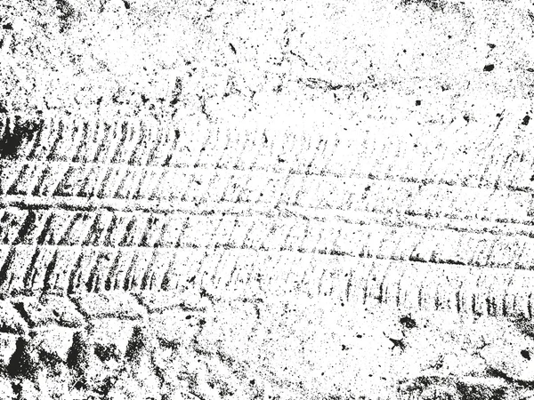 Texture de recouvrement perturbée du métal de poussière, béton écaillé fissuré — Image vectorielle