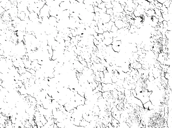Zoufalý překrytí textury prachu kovu, popraskané loupaných beton — Stockový vektor