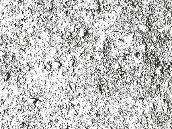 Distressed overlay texture of dust metal, cracked peeled concrete — Stock Vector