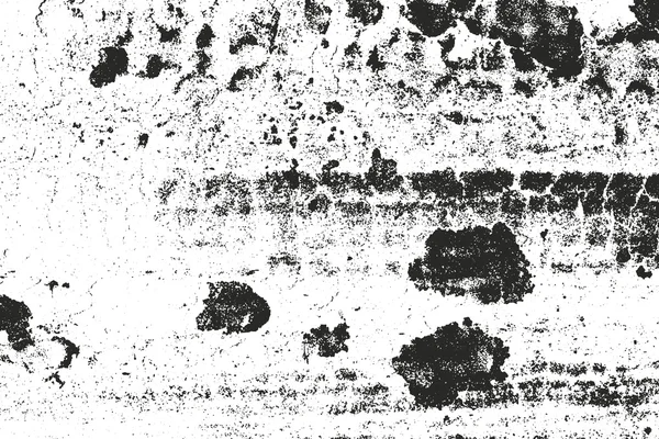 Texture de recouvrement perturbée du métal de poussière, béton écaillé fissuré — Image vectorielle