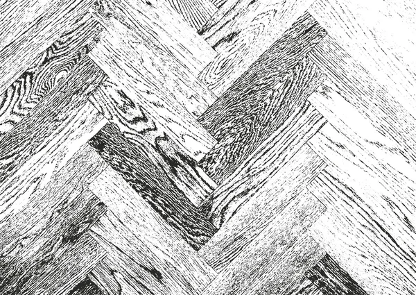 Distressed Overlay hölzerne Rinde Textur — Stockvektor