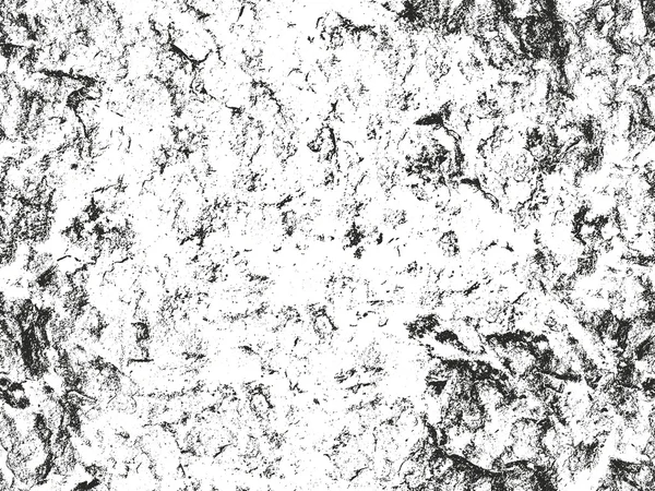 Verontruste overlay textuur van stof metaal, gebarsten gepelde beton — Stockvector