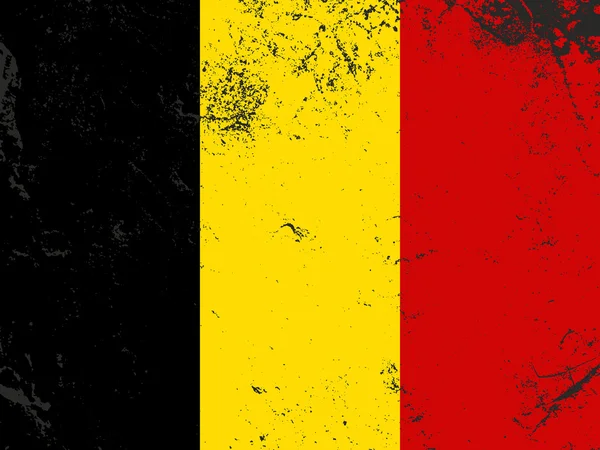 Bandeira da Bélgica — Vetor de Stock