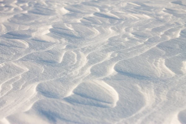 Bakgrunden snö vågor vid solnedgången av vinden — Stockfoto