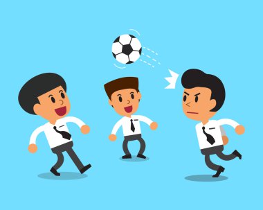 futbol oynarken işadamları