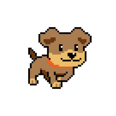 Tasarım için geçmişe dönük sevimli köpek vektörü.