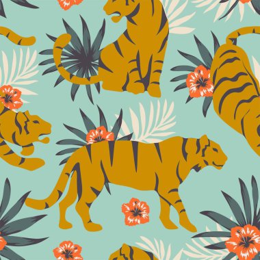 Tropikal ormanda kaplan deseni