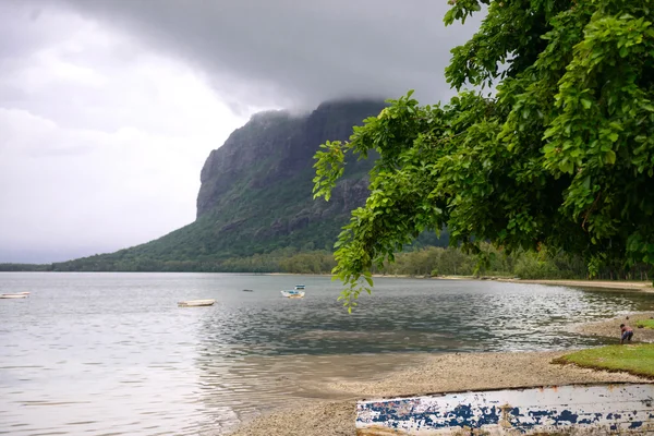 Mauritius Fisherman's Wharf in the village of Le Morne. — Stock Photo, Image