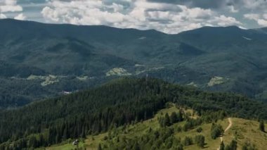 Karpat Dağları dinamik uzaklaştırmak timelapse, 4 k timelapse, Karpat Dağları yaz zaman atlamalı, 4 k timelapse