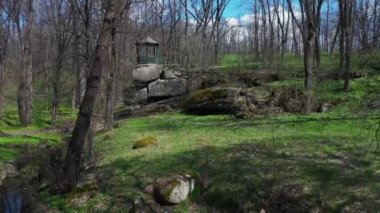 Sofiivka Uman Parkı Ukrayna hava görüntüsü