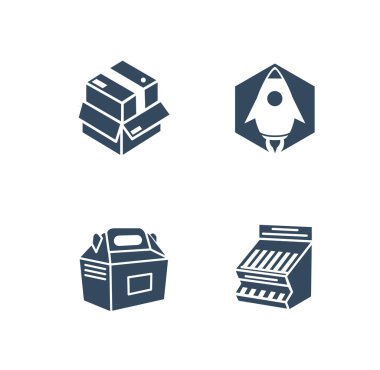 yenilik packiging Icon set
