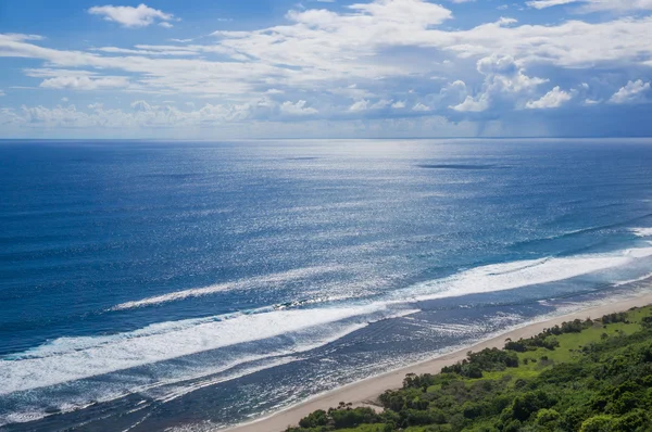 Empty beach, Top view — Stock Photo, Image