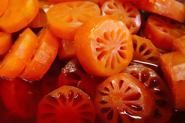 Süße Babel-Frucht mit Sirup — Stockfoto