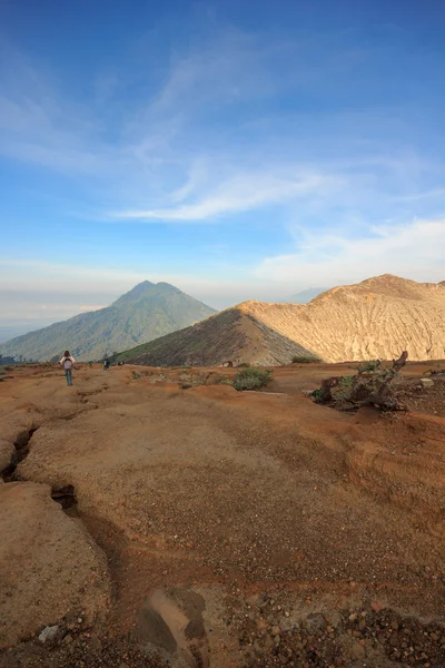 Ijen krater, Oost-Java, Indonesië — Stockfoto