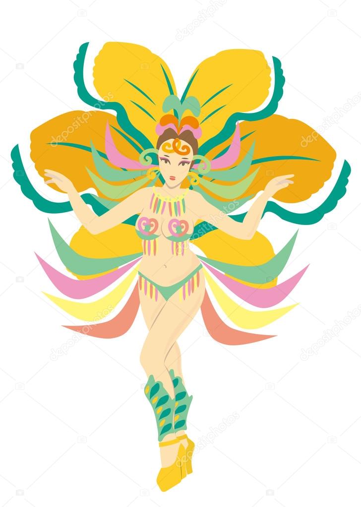Brazil Samba Dance 1 Stock Vector C Kayocci 112928630
