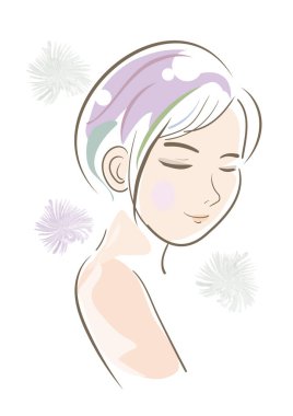 LGBT, transseksüel insanların resmi - Düz vektör illüstrasyonu