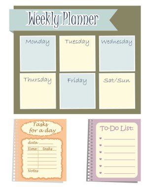 Bir gün düzenlemek için üç planlamacıları 