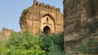 Rohtas Kalesi 'nin tarihi Kabuli kapısı manzarası