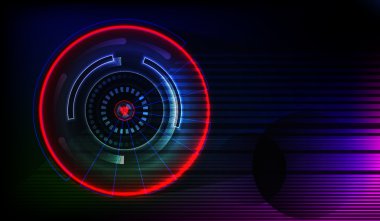 Arka plan. Daireler. Teknoloji