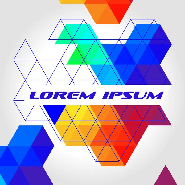 Soyut geometrik renkli arkaplan.