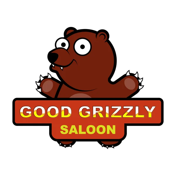 bir ayı bir çizgi film görüntüsünü logolu