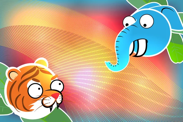 Hint hayvanlarla arka plan