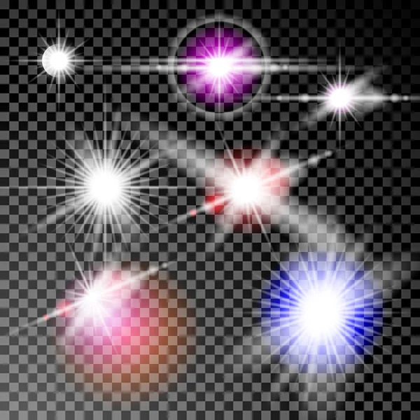 Işıma efektleri, Parlatıcı, yıldız