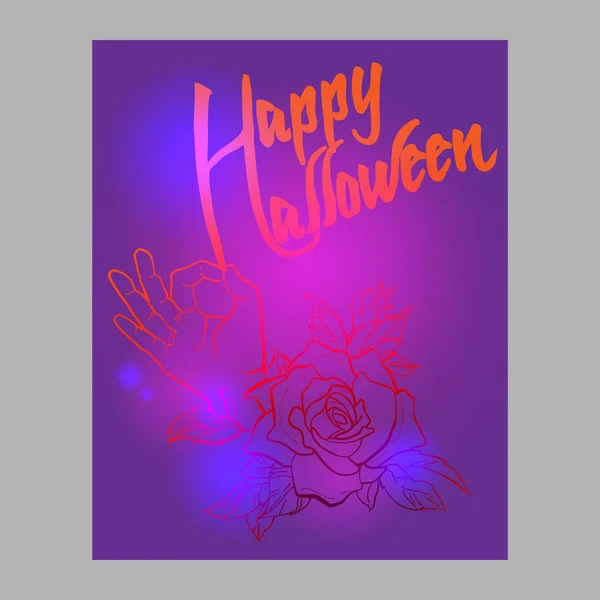 Cadılar Bayramı için şık kart