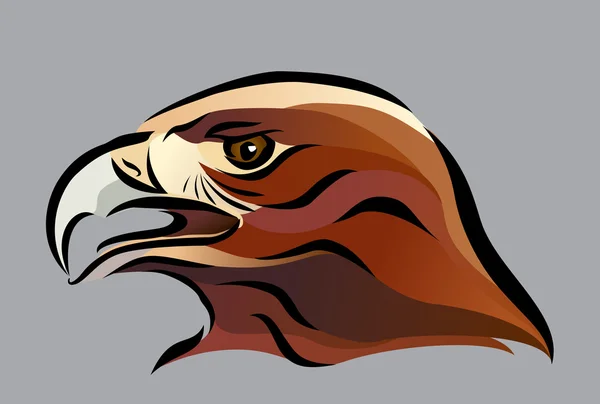 Ілюстрація голови орла — стоковий вектор