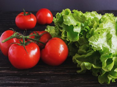 Asma ve salata domates