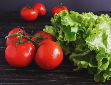 Asma ve salata domates