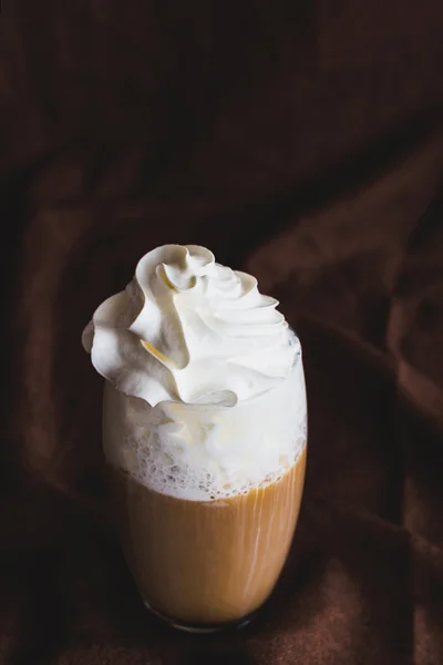 Vaso de café con crema agria — Foto de Stock