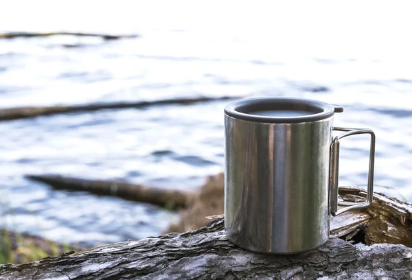 Thermos tazza di caffè — Foto Stock