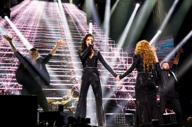 Kiev, Ukrayna - 13 Mayıs 2016: Ukraynalı müzisyen grup Nuangels