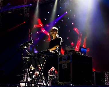 Kiev, Ukrayna - 13 Mayıs 2016: Ukraynalı müzisyen grup Nuangels