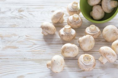 Taze petrol beyaz rustik masa