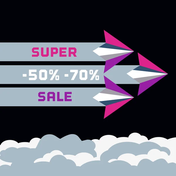 Concept Super Sale — Image vectorielle