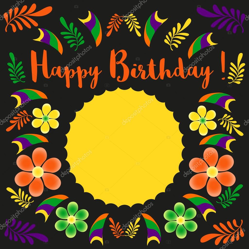 happy birthday card template