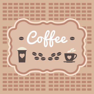 Kahve zamanı konsepti