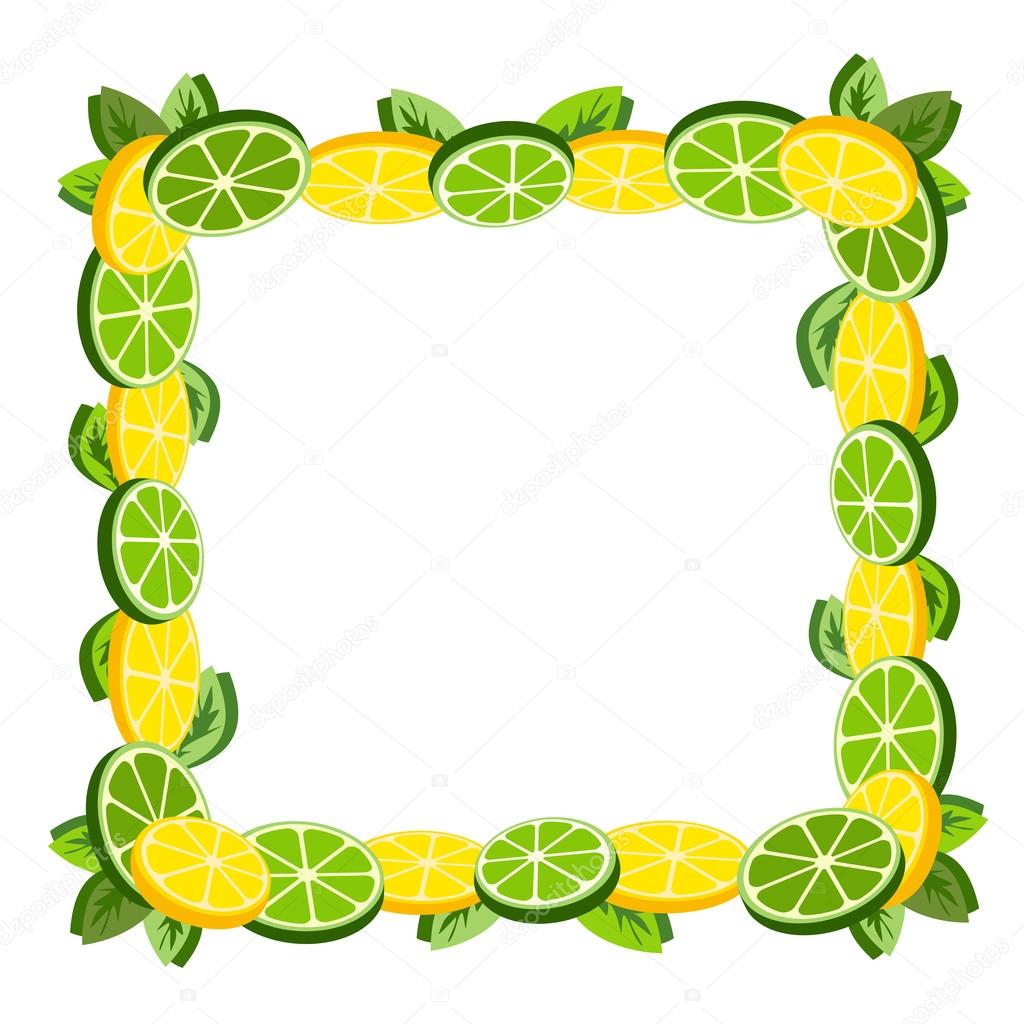 Citrus Frame Decoration Stock Vector 64samcorp Gmail Com 112076622 Citrus Frame Decoration Stock Ilration