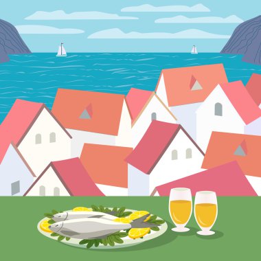 Akdeniz mutfak konsepti