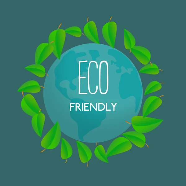 Eco friendly concept — Stock Vector