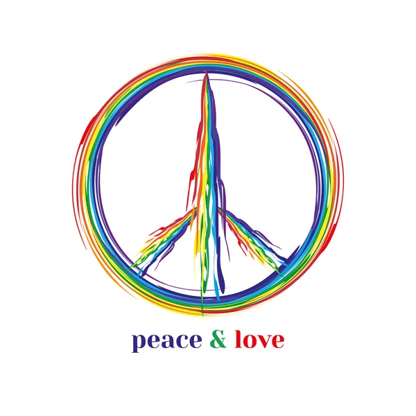 Concept de symbole de paix — Image vectorielle