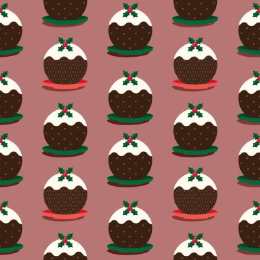 Geleneksel Noel Pudingi kusursuz desen