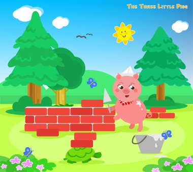 Üç küçük domuz 7: tuğla ev