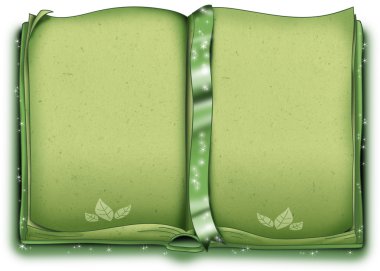 Yeşil Kitap dekore edilmiştir.