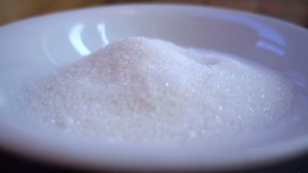 Sugar spilling in slow motion — Stock Video